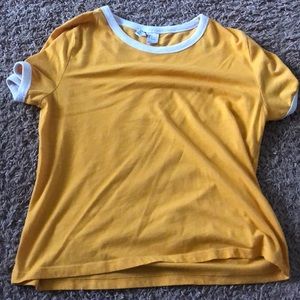 Yellow tee